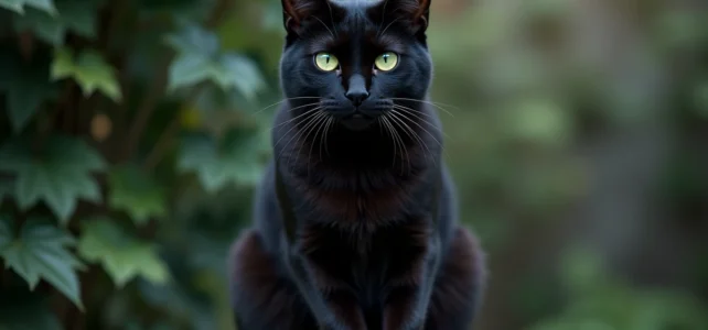 Chat noir aux yeux verts : signification, mystères et symboles fascinants à découvrir Chat noir aux yeux verts : signification, mystères et symboles fascinants à découvrir